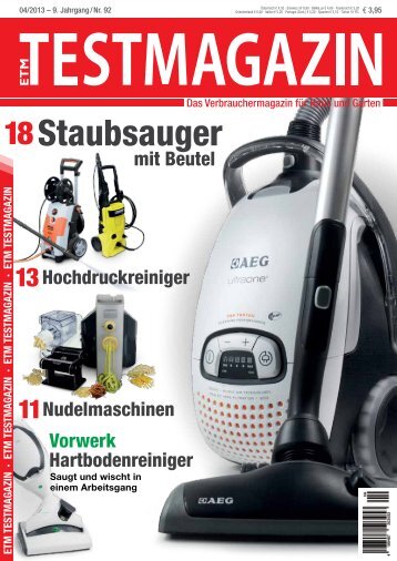 ETM-Testmagazin Beutel-Staubsauger 04/2013 - Der Kobold von ...