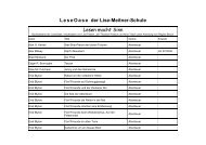 Buchbestand LeseOase Lise Meitner Schule