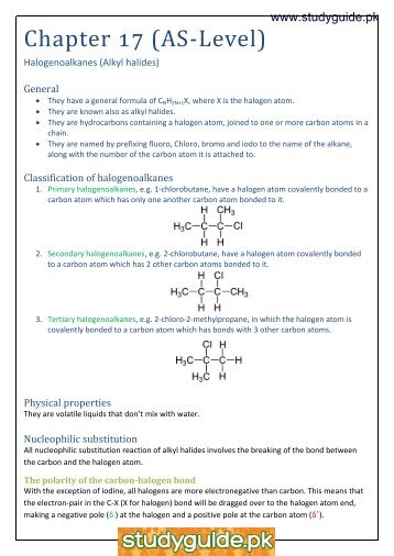 Chapter 17 (AS-Level) - StudyGuide.PK