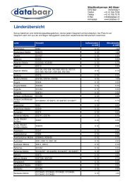 Preisliste international als PDF - Stadtantenne AG Baar