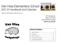 Van Hise Elementary School - Madison Metropolitan School District