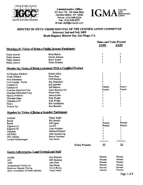 Downloads - Insulating Glass Certification Council (IGCC)