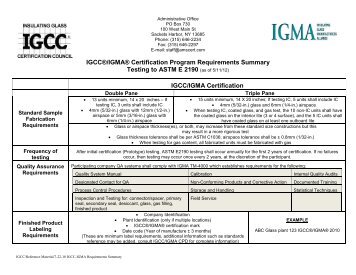 Determine make-up of Test Units (pdf) - Insulating Glass Certification ...