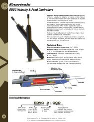 EDVC Velocity & Feed Controllers - Enertrols