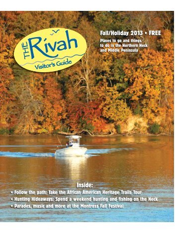 Fall/Holiday 2013 Rivah Guide - The Rappahannock Record