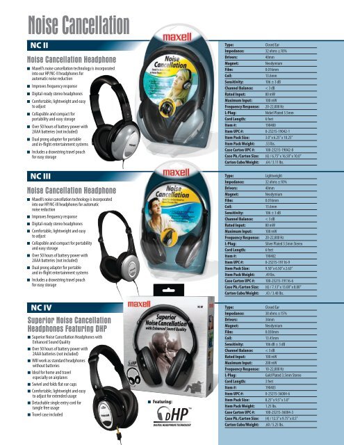 Headphones - Maxell Canada