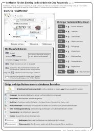 Leitfaden für den Einstieg in die Arbeit mit Creo Parametric Seite 1/2 ...