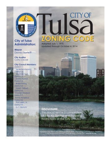TITLE 42 ZONING AND PROPERTY RESTRICTIONS - INCOG