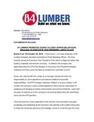 Cicero-Wallach-Lentz release.pdf - 84 Lumber