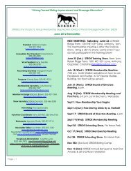 to download your June 2012 Newsletter - STRIDE Dressage of Ocala