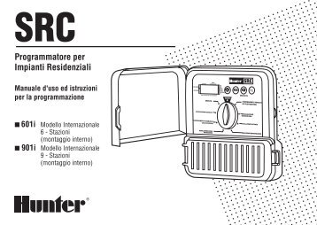 INT-262 SRC Programmatore Manual d'uso ed ... - Hunter Industries