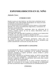 espondilodiscitis en el niÃ±o - ClÃ­nica de TraumatologÃ­a y Ortopedia ...