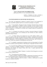 LEI NÂº 11 - AssemblÃ©ia Legislativa