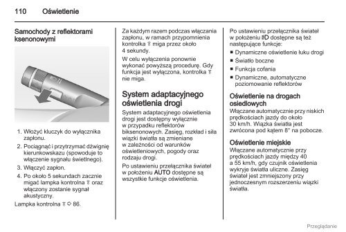 Opel Astra GTC 2012 â Instrukcja obsÅugi â Opel Polska