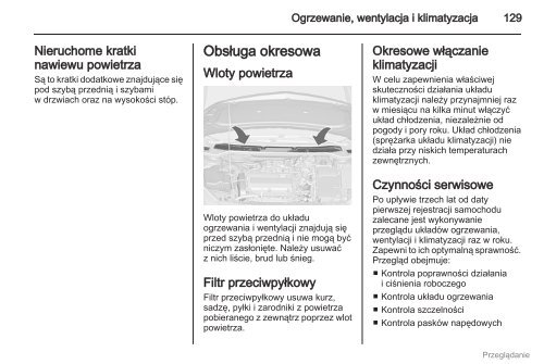Opel Astra GTC 2012 â Instrukcja obsÅugi â Opel Polska