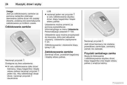 Opel Astra GTC 2012 â Instrukcja obsÅugi â Opel Polska