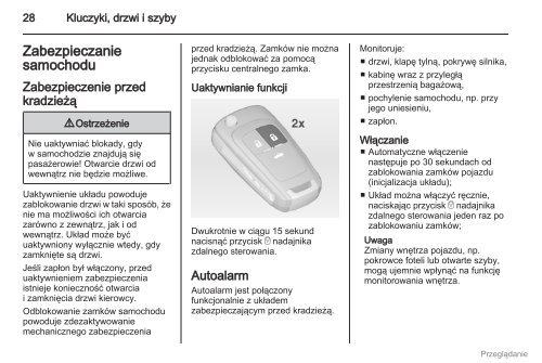 Opel Astra GTC 2012 â Instrukcja obsÅugi â Opel Polska