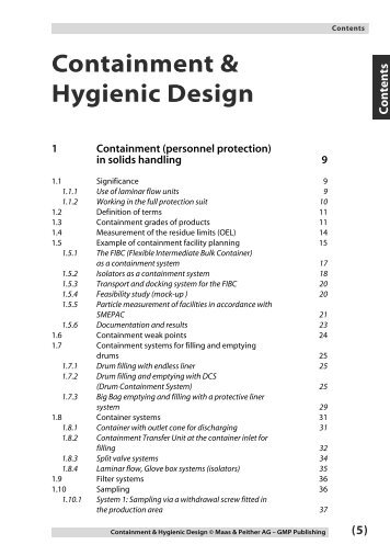 content Containment & Hygienic Design.pdf - GMP Publishing