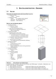 3. bauteilkonstruktion - übungen - Ingeniuerbuero Armin Graef