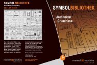 SYMBOLBIBLIOTHEK Architektur Grundrisse - Mensch und Maschine