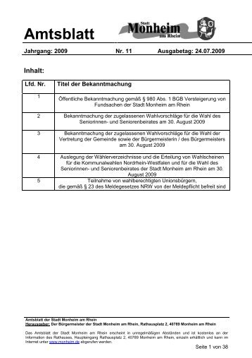 Amtsblatt 11 090724 Endfassung - Monheim am Rhein