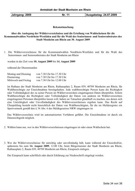 Amtsblatt 11 090724 Endfassung - Monheim am Rhein