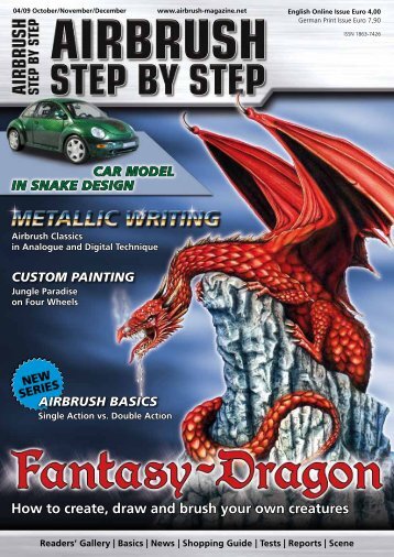 How to create, draw and brush your own creatures - Airbrush Step ...