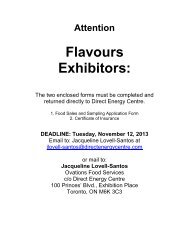 Attention Flavours Exhibitors - One of a Kind Show