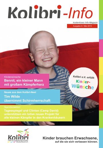 Kolibri Infobrief Ausgabe 9 / Mai 2015