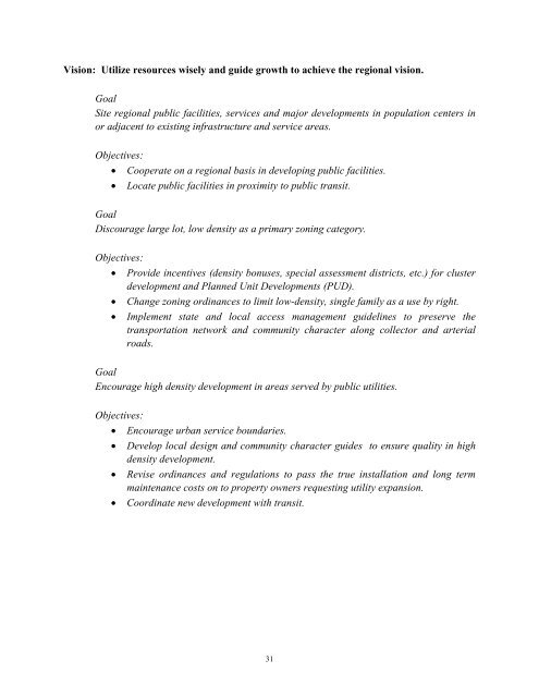 Summary Report for the Lansing Metropolitan Area - Tri-County ...