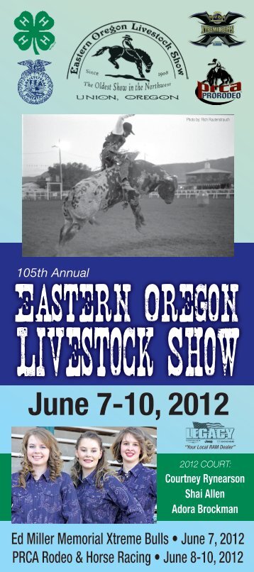 June 7-10, 2012 - Eastern Oregon Livestock Show