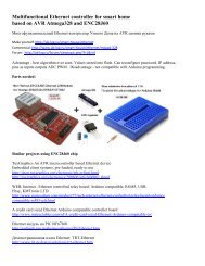 Multifunctional Ethernet controller for smart home based on AVR ...