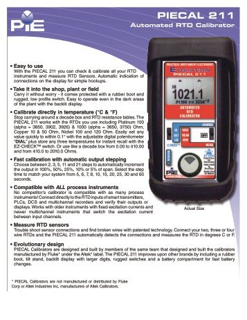 Practical Instrument Electronics PIECAL 211 - Oscomp