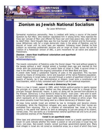 Zionism as Jewish National Socialism.pdf - Great Works Internet
