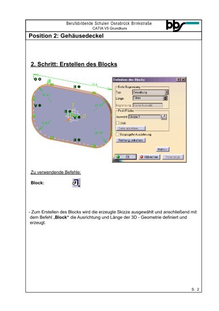 Position 2: Gehäusedeckel 13. Schritt