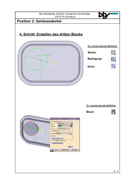 Position 2: Gehäusedeckel 13. Schritt