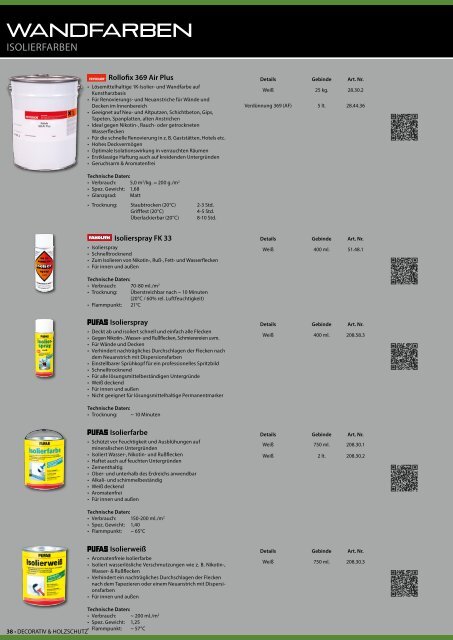 DECORATIV & HOLZSCHUTZ