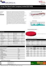 Oct 07, 2013 - KTB Securities (Thailand) Co.,Ltd.