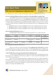 Hot Spot Note (Apr 25, 2013) - KTB Securities (Thailand) Co.,Ltd.