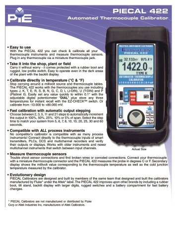 Practical Instrument Electronics PIECAL 422 - Oscomp