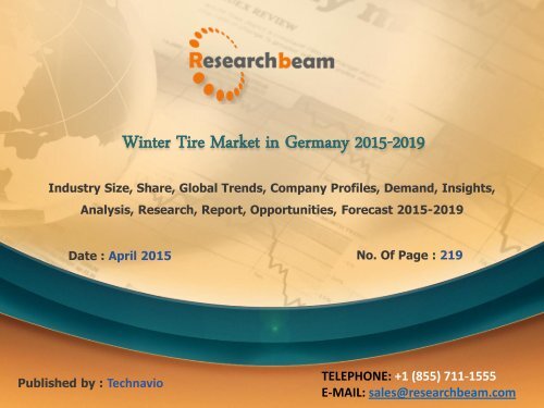 Germany Winter Tire Market Growth, Size, Share, Analysis, Demand ...