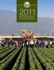 Crop Report - Monterey County Agriculture Commissioner's Office