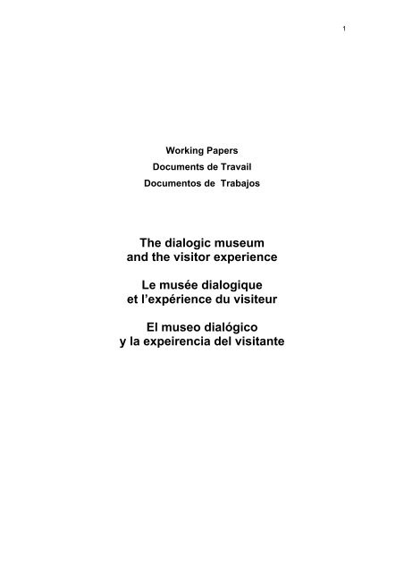 ISS 40 Working Papers.pdf - The International Council of Museums