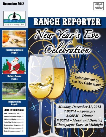 New Year's Eve Celebration - Heritage Ranch