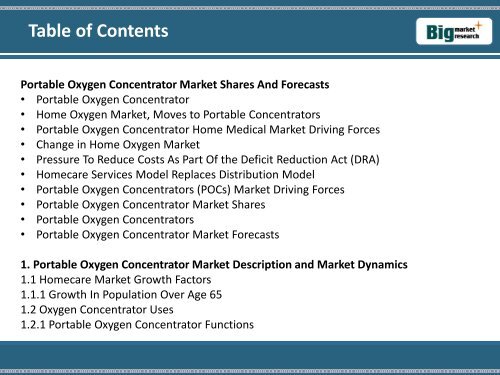 Strategic report on Portable Oxygen Concentrators Market Forecasts, Worldwide, 2015-2021