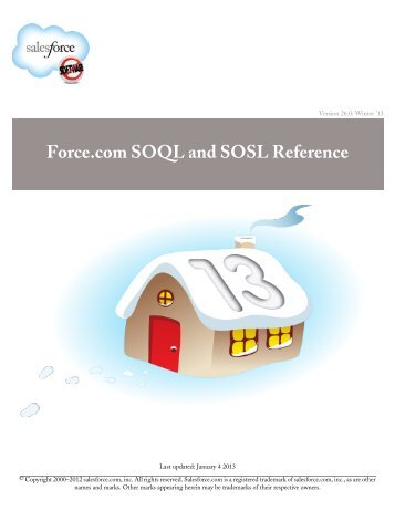 Force.com SOQL and SOSL Reference - Salesforce.com