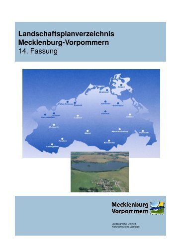 Landschaftsplanverzeichnis Mecklenburg-Vorpommern