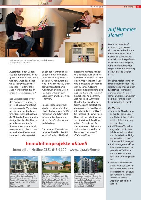 Magazin - OstseeSparkasse Rostock