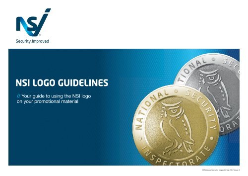 NSI LOGO GUIDELINES - National Security Inspectorate