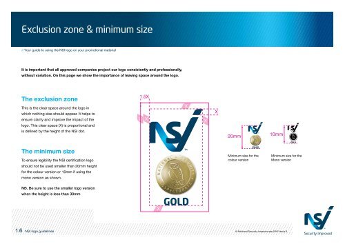 NSI LOGO GUIDELINES - National Security Inspectorate